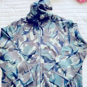 Mens XXL Camo Ralph Lauren Polo Zip Hoodie